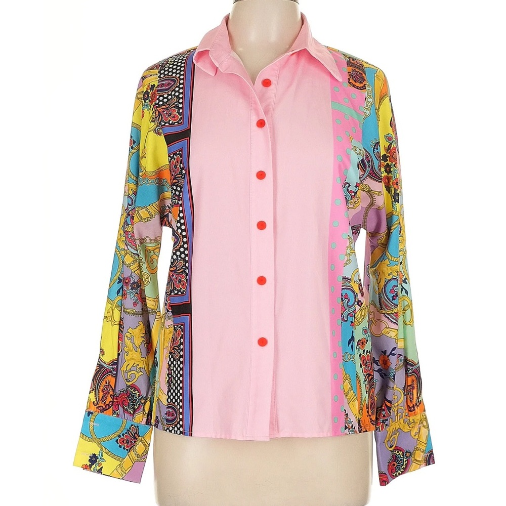 Vibrant Multicolor Women's Dress - Picture 3 of 16